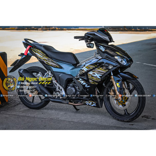 TEM LỬA RSX DÁN XE WINNER X V3 MÀU ĐEN