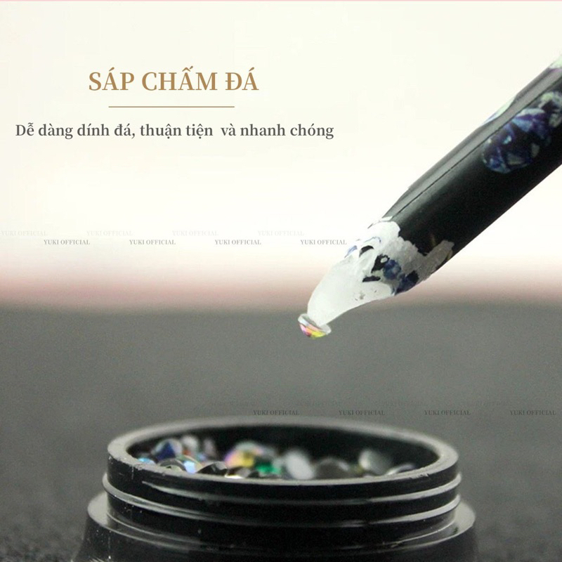 Chấm đá sáp - bút chấm đá chuyên dụng - bút đính đá nail