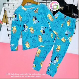 Bộ bé trai, đồ bộ bé trai dài tay size đại thun cotton VNXK Jennie kids J464