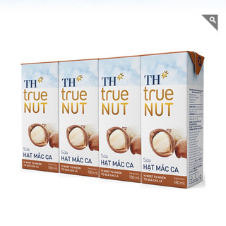 Lốc 4 hộp sữa hạt TH True Nut 180ml (hạnh nhân/ mắc ca/ óc chó)