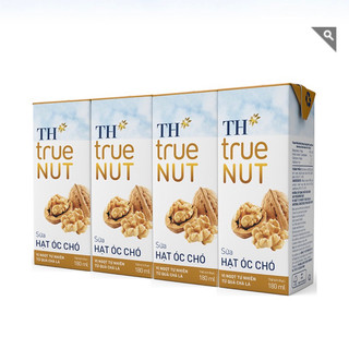 Lốc 4 hộp sữa hạt TH True Nut 180ml (hạnh nhân/ mắc ca/ óc chó)