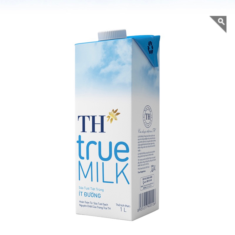 Hộp sữa TH True Milk 1 Lít