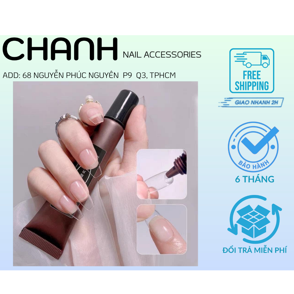 Gel Đình Hình Dán Úp Móng - Gắn Đá Chắc - Bền HUAXI