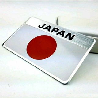 Tem nhôm dán xe hình cờ nhật bản japan trang trí xe