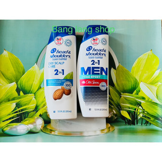 Dầu gội và xả head & shoulders men 2in1 old spice pure sport 370ml