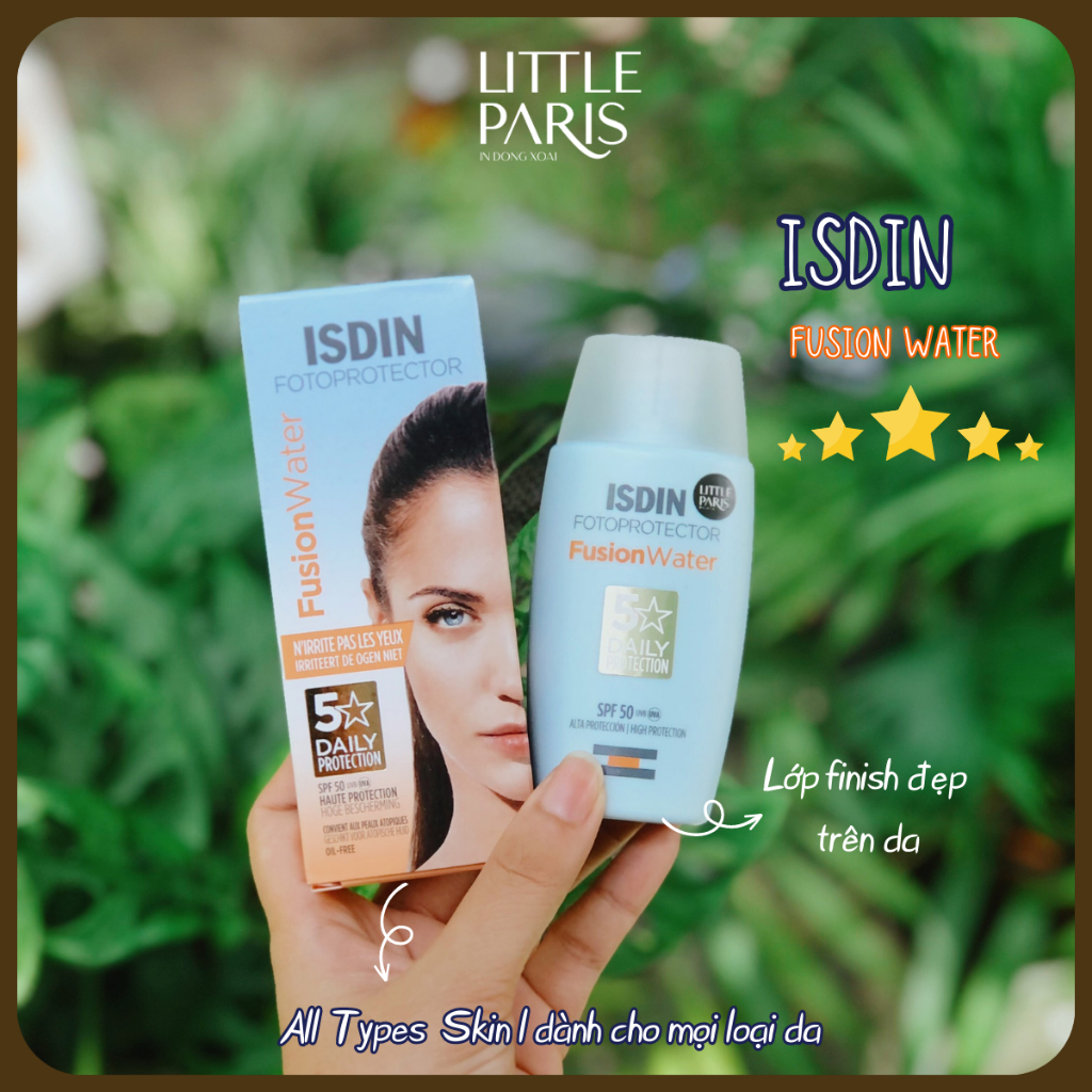 Kem Chống Nắng Isdin Fotoprotechtor Fusion Water Spf 50 50ml
