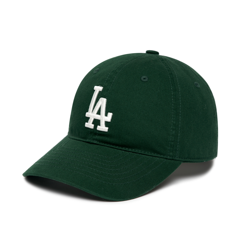 (Auth) Mũ MLB màu xanh rêu logo LA lớn