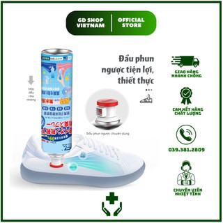 Bình xịt khử mùi hôi giày dép nano bạc khử mùi hôi chân cao cấp