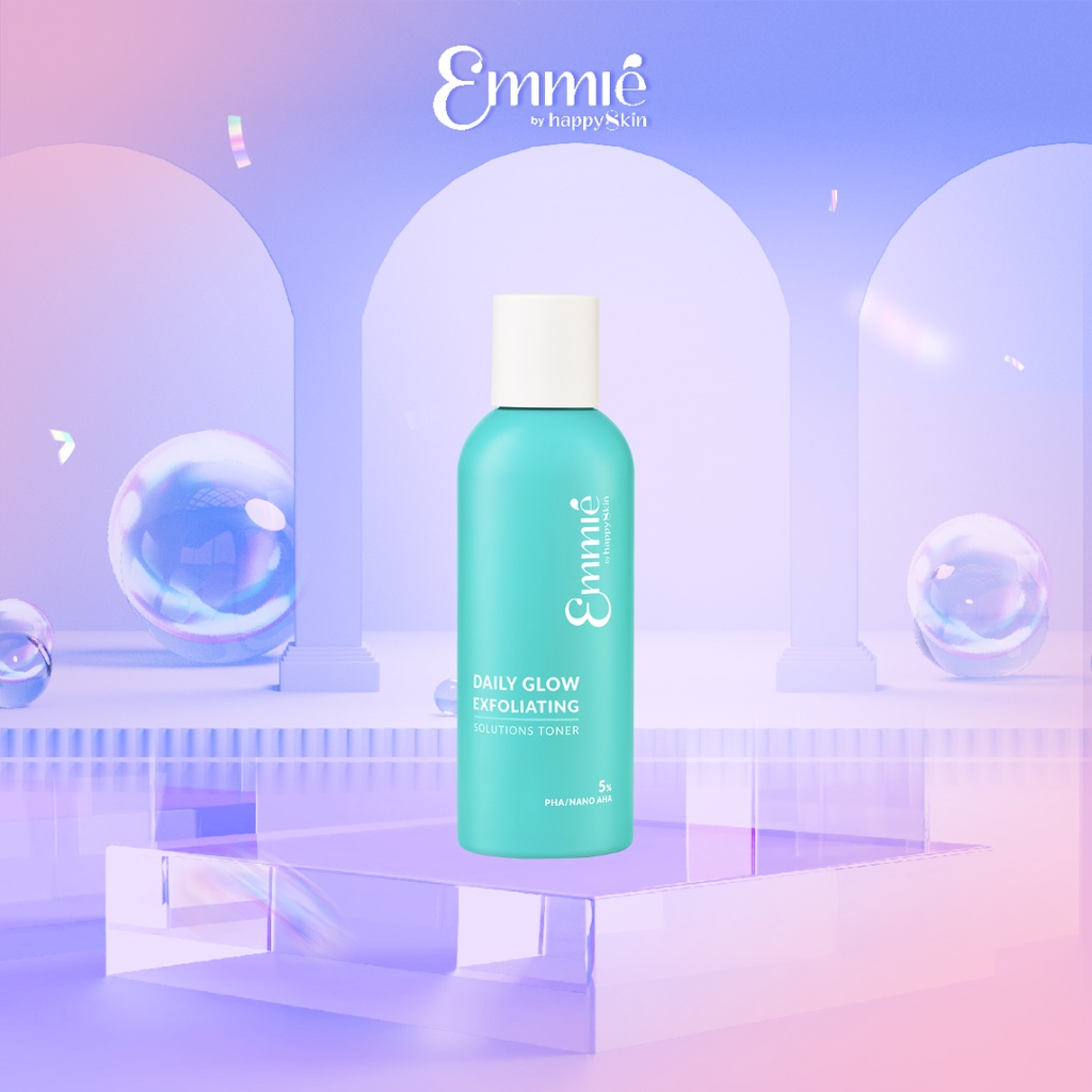 Bộ Đôi Toner 5% 12% - Nước Thần Làm Sáng Da Căng Mọng Emmié By Happy Skin 230ml