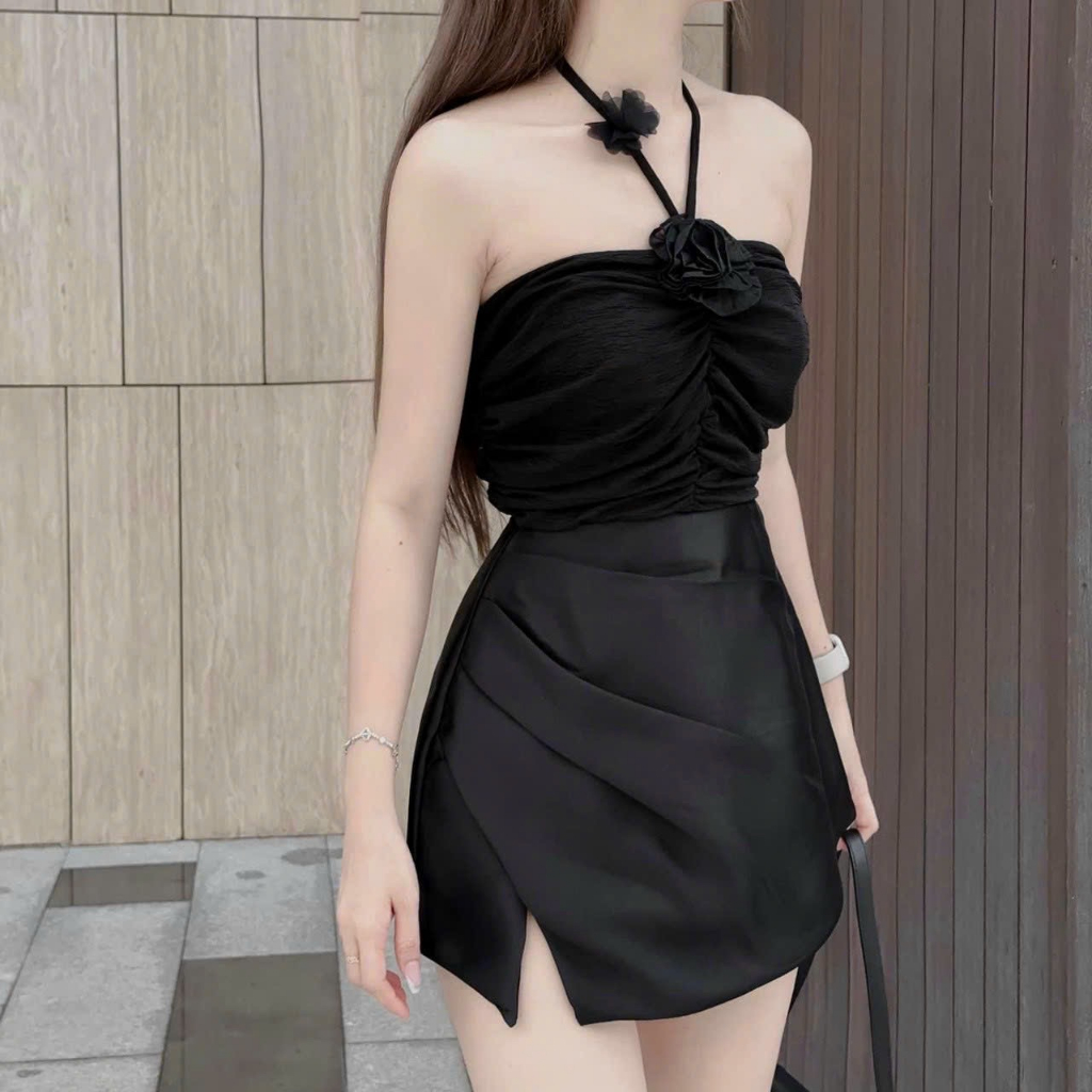 [New] JUM NỮ DỰ TIỆC CHẤT TAPTA CUẨN FORM DÂY CỔ NHẸ NHÀNG THỜI TRANG ( CÓ MÚT, CÓ LÓT TRONG ) | BigBuy360 - bigbuy360.vn