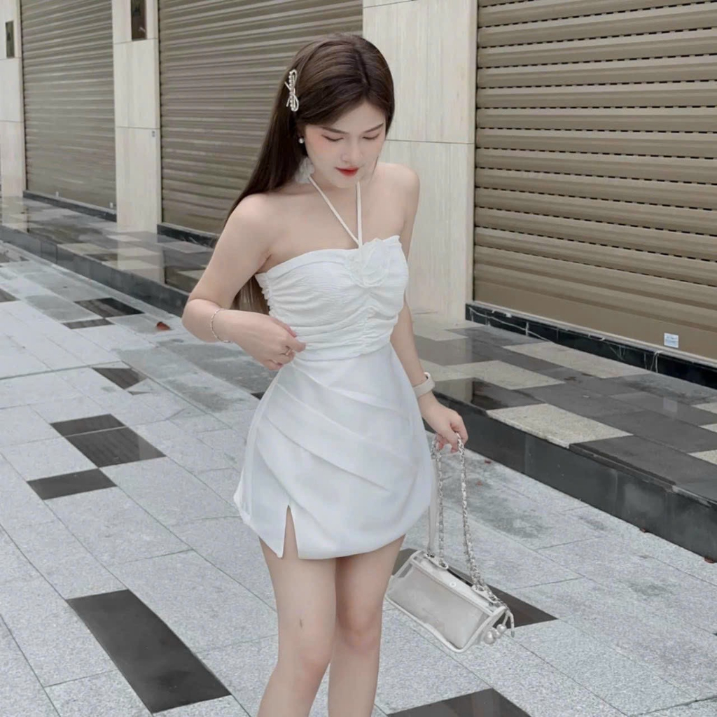 [New] JUM NỮ DỰ TIỆC CHẤT TAPTA CUẨN FORM DÂY CỔ NHẸ NHÀNG THỜI TRANG ( CÓ MÚT, CÓ LÓT TRONG ) | BigBuy360 - bigbuy360.vn