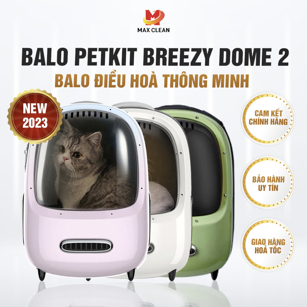 Balo Petkit Breezy 2 Smart 2022 - Balo thông minh dành cho chó mèo thú cưng