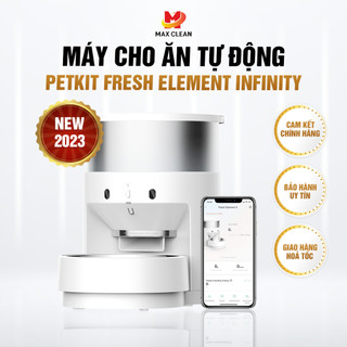 Máy cho ăn tự động cho chó mèo thú cưng petkit fresh element infinity 3 bản 5 lít - max clean