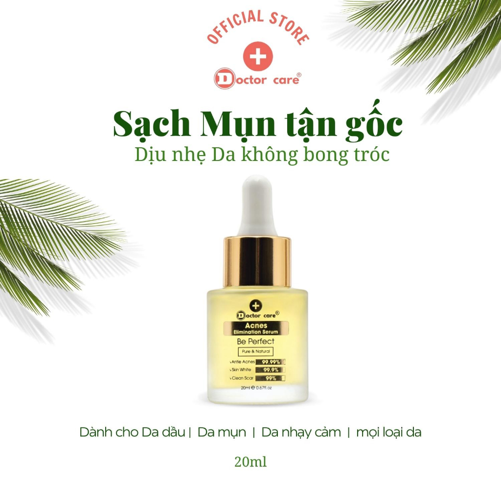 Serum Giảm Mụn Ẩn ,Mụn Đầu Đen ,Mụn Thâm Cho Da Dầu Doctor Care Acnes Elimination 20ml