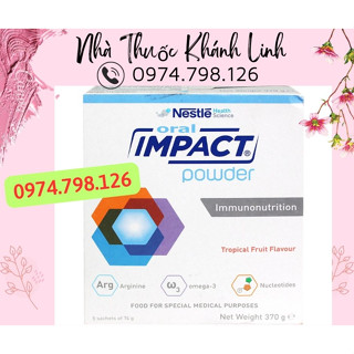 Sữa ORAL IMPACT POWDER- Dinh dưỡng y học CHO BỆNH NHÂN UNG THƯ