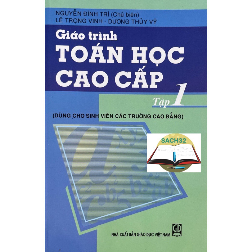 Sách - Combo Giáo Trình Toán Cao Cấp Tập 1 + Bài Tập