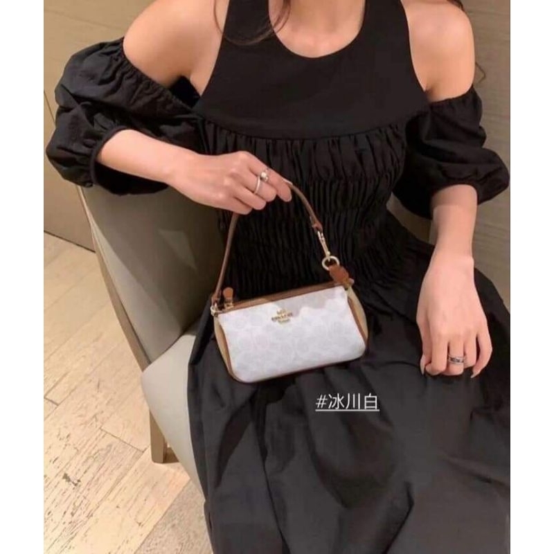 Túi kẹp nách #coach. dây ngọc 20cm chuẩn xịn sò có hộp