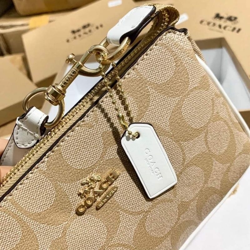 Túi kẹp nách #coach. dây ngọc 20cm chuẩn xịn sò có hộp
