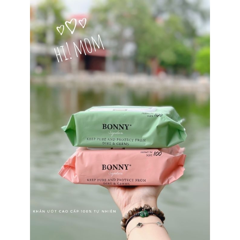 Khăn ướt không mùi đủ màu,đủ loại Hi mom, 80 tờ,aiko, aki, mooncare