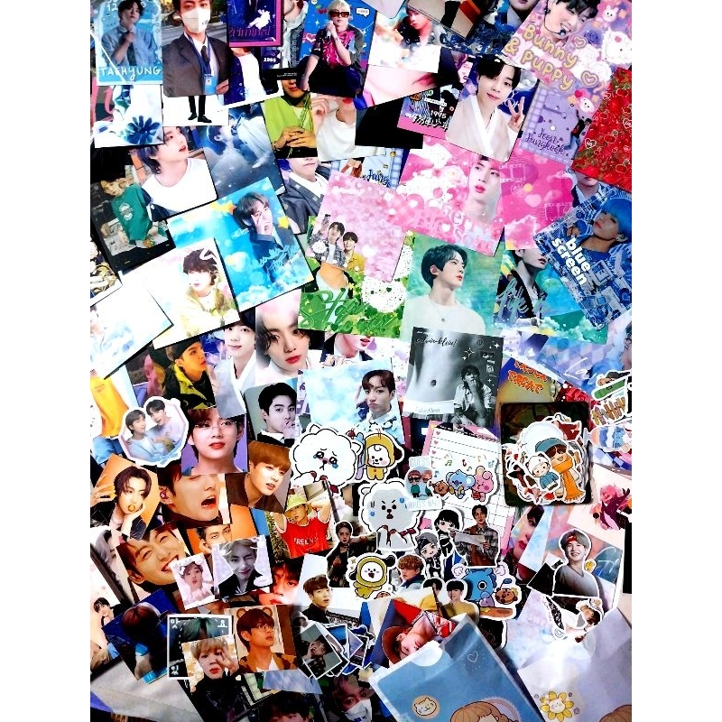 Box mix ( note , stickers, card des,...) BTS - Đọc kĩ mô tả nha