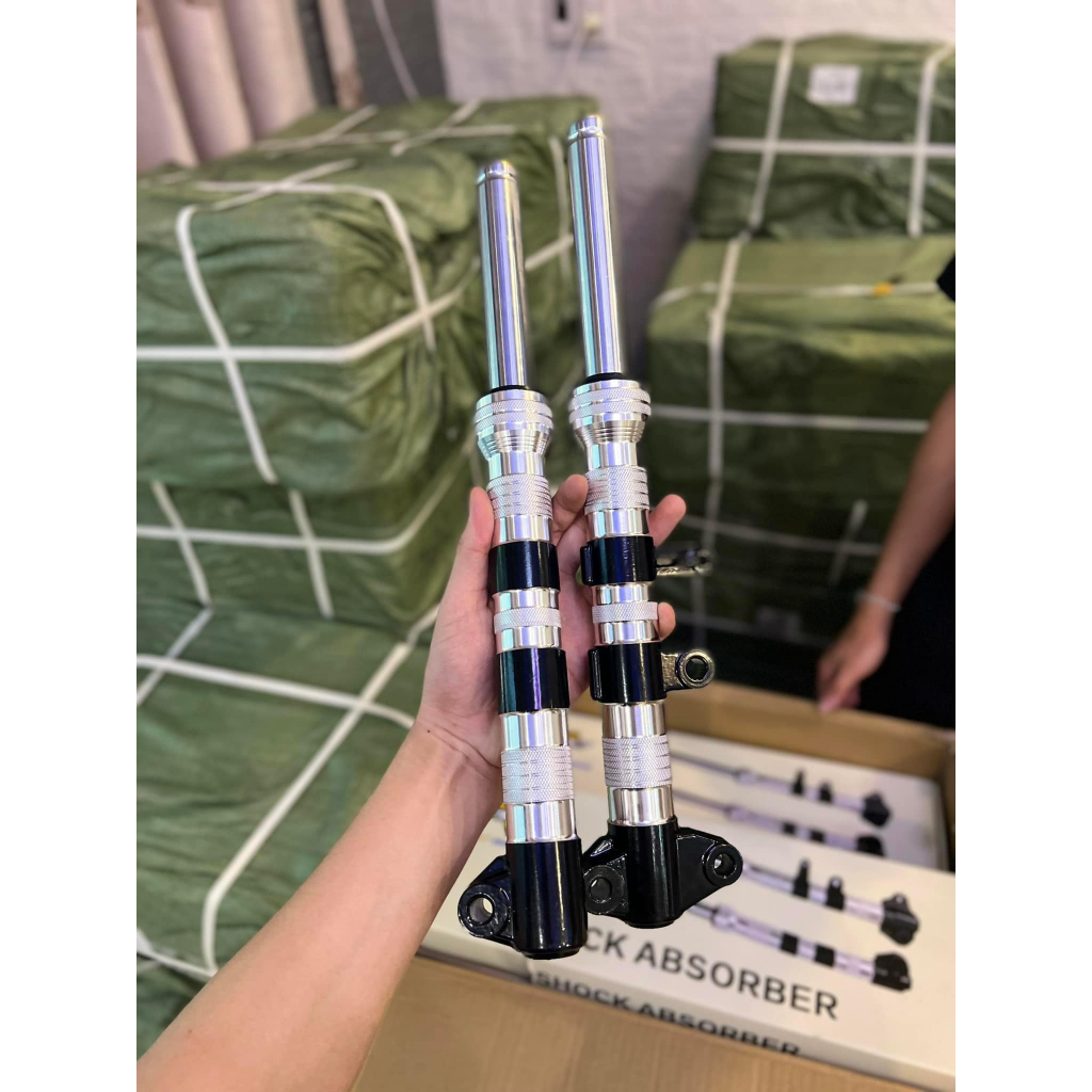 Phuộc phay CNC  Sirius, Ex135 4s 5s, Ex150 155 lắp như zin / Bảo hành 6 tháng