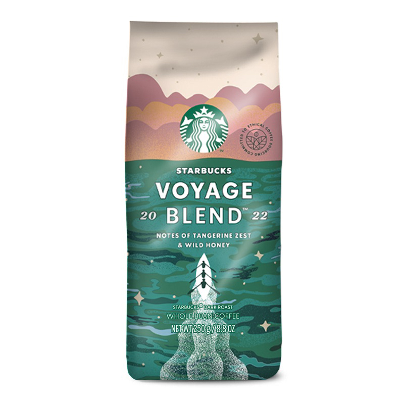 Cà phê hạt Starbucks Voyage Blend 250G (100% arabica)