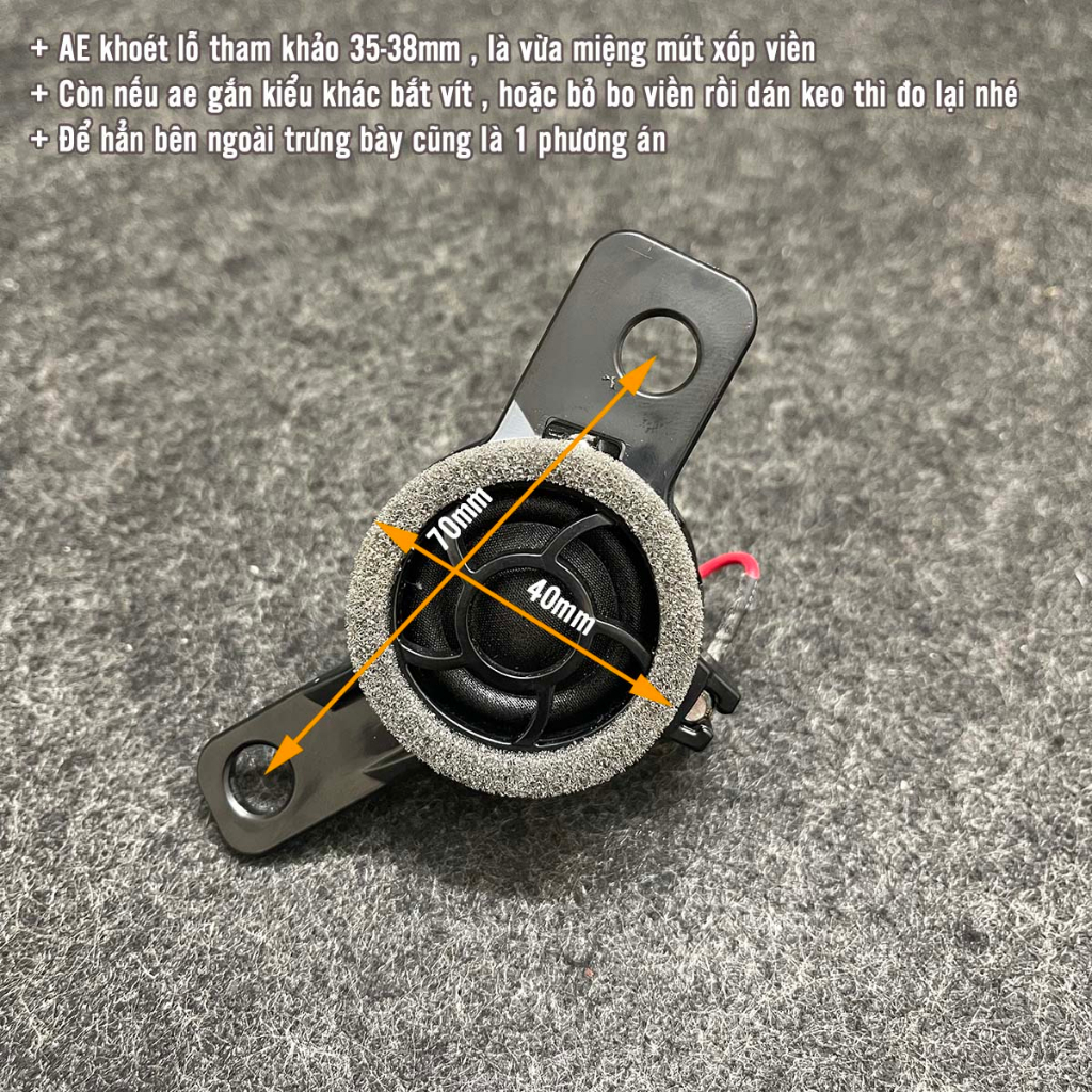 Loa Treble KIA màng lụa 30W 6R chất lượng cao