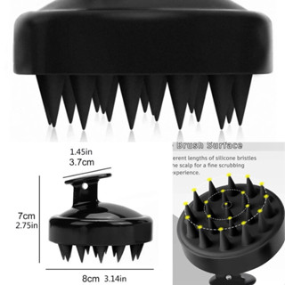 [Hàng Xịn] Lược gội đầu mát xa massage răng silicon siêu mềm