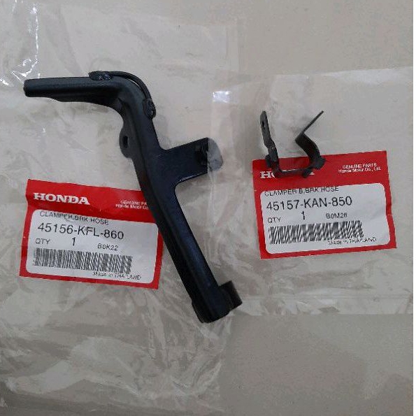 2 pass kẹp dây dầu trước xe WAVE thái, ZX, FUTURE 1 zin honda
