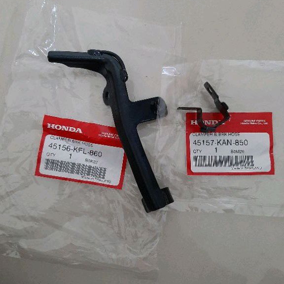 2 pass kẹp dây dầu trước xe WAVE thái, ZX, FUTURE 1 zin honda