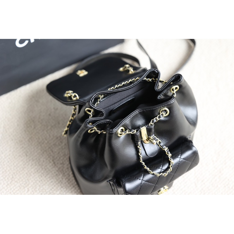 Balo Cha.nel size 22cm chất da mềm fullbox nam châm