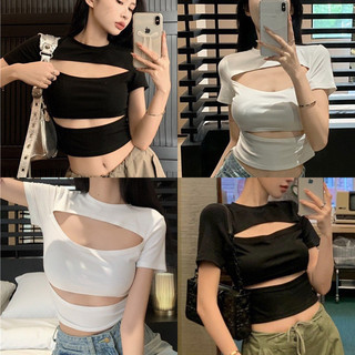 ÁO CROPTOP KHOÉT EO