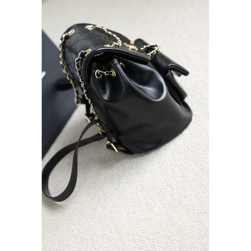 Balo Cha.nel size 22cm chất da mềm fullbox nam châm