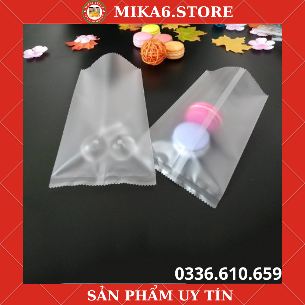 Set 100 Túi đựng bánh cookie/ bánh quy/ trà hoa HÀN NHIỆT nhiều kích thước - MIKA6.STORE