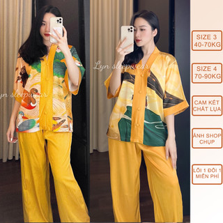 Đồ lam, pháp phục đi chùa bigsize 40-90kg. lụa xước