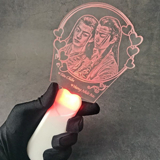 Lightstick khắc laser theo yêu cầu - mẫu tròn 04