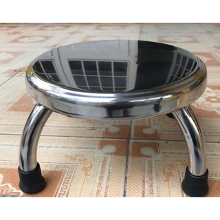Ghế đẩu Inox Cao 15cm siêu chắc chắn