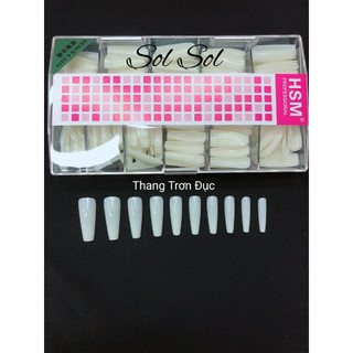Móng úp lẻ size hsm - phom thang trơn đục
