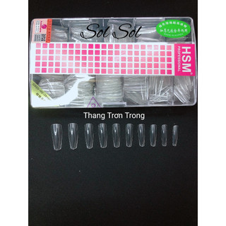 Móng úp lẻ size hsm - phom thang trơn trong