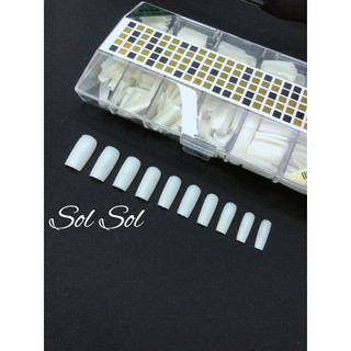 Móng úp lẻ size HSM - phom VUÔNG NHÁM ĐỤC