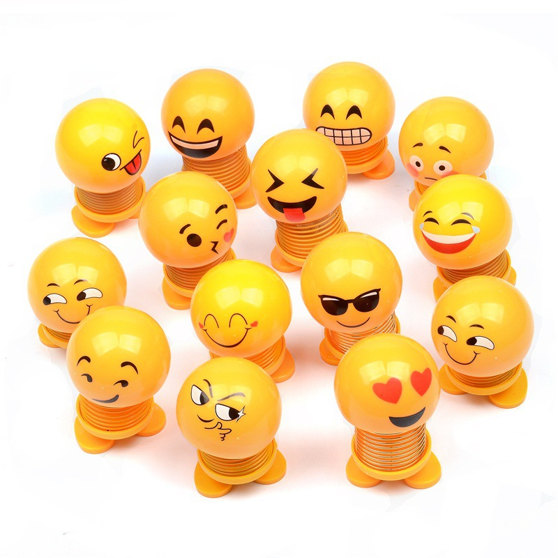 ❣️FREESHIP❣️ Con Nhún Có Đèn Nháy - Con Nhún ĐÔREMOM Lò Xo- Thú Nhún Lò Xo Biểu Cảm Gương Mặt Rõ Nét. Hàng Chuẩn