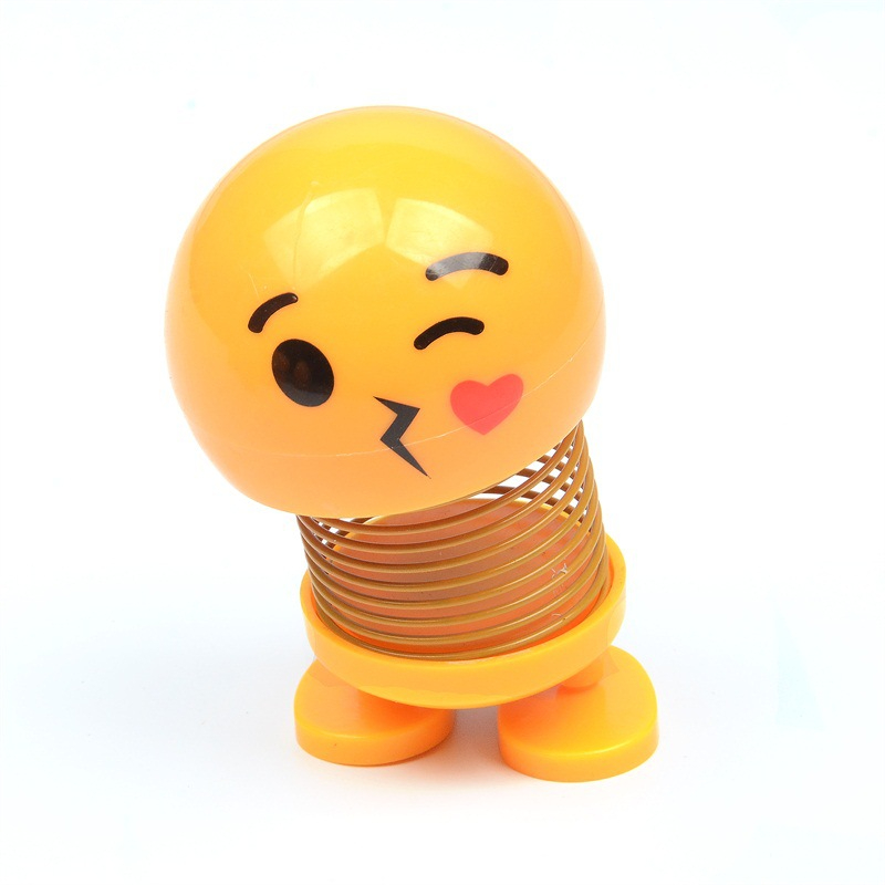 ❣️FREESHIP❣️ Con Nhún Có Đèn Nháy - Con Nhún ĐÔREMOM Lò Xo- Thú Nhún Lò Xo Biểu Cảm Gương Mặt Rõ Nét. Hàng Chuẩn