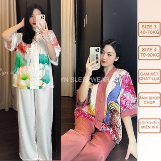 Đồ lam, pháp phục đi chùa bigsize 40-90kg. lụa xước