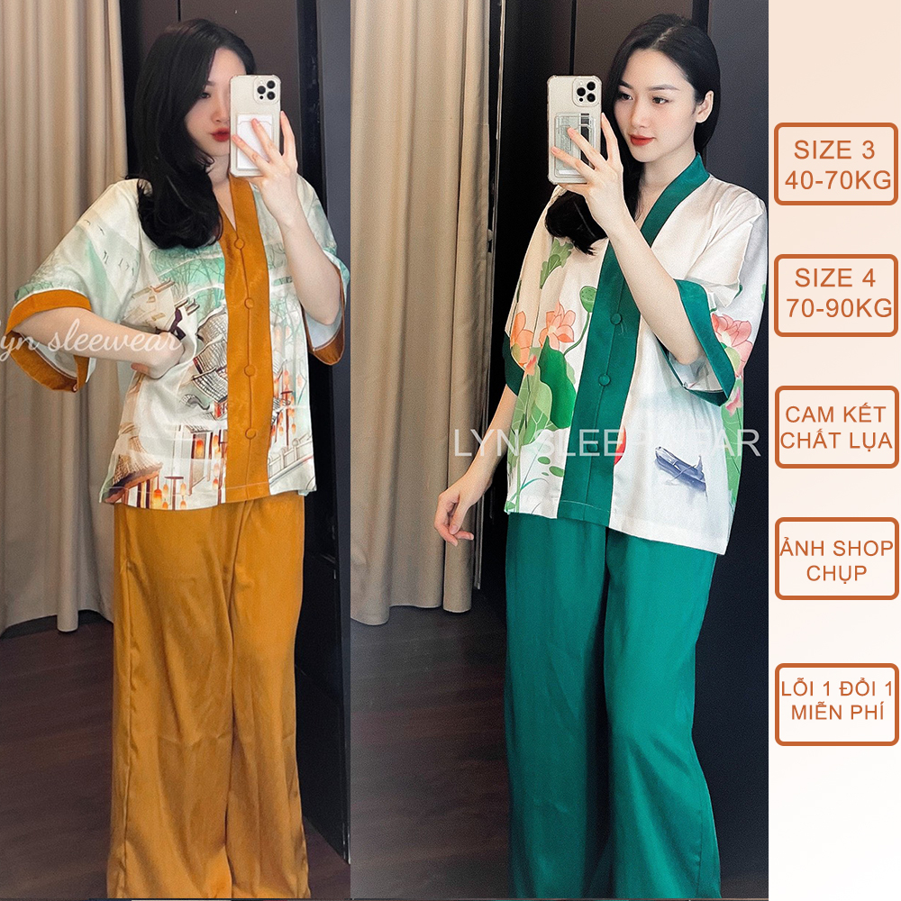 ĐỒ LAM, PHÁP PHỤC ĐI CHÙA BIGSIZE 40-90KG. LỤA XƯỚC