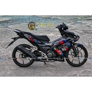 Tem cờ malaysia dán xe winner x v3 màu đen