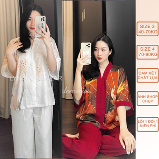 Đồ lam, pháp phục đi chùa bigsize 40-90kg. lụa xước