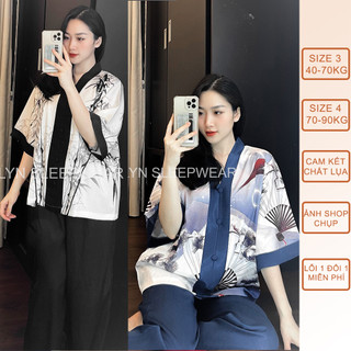 Đồ lam, pháp phục đi chùa bigsize 40-90kg. lụa xước