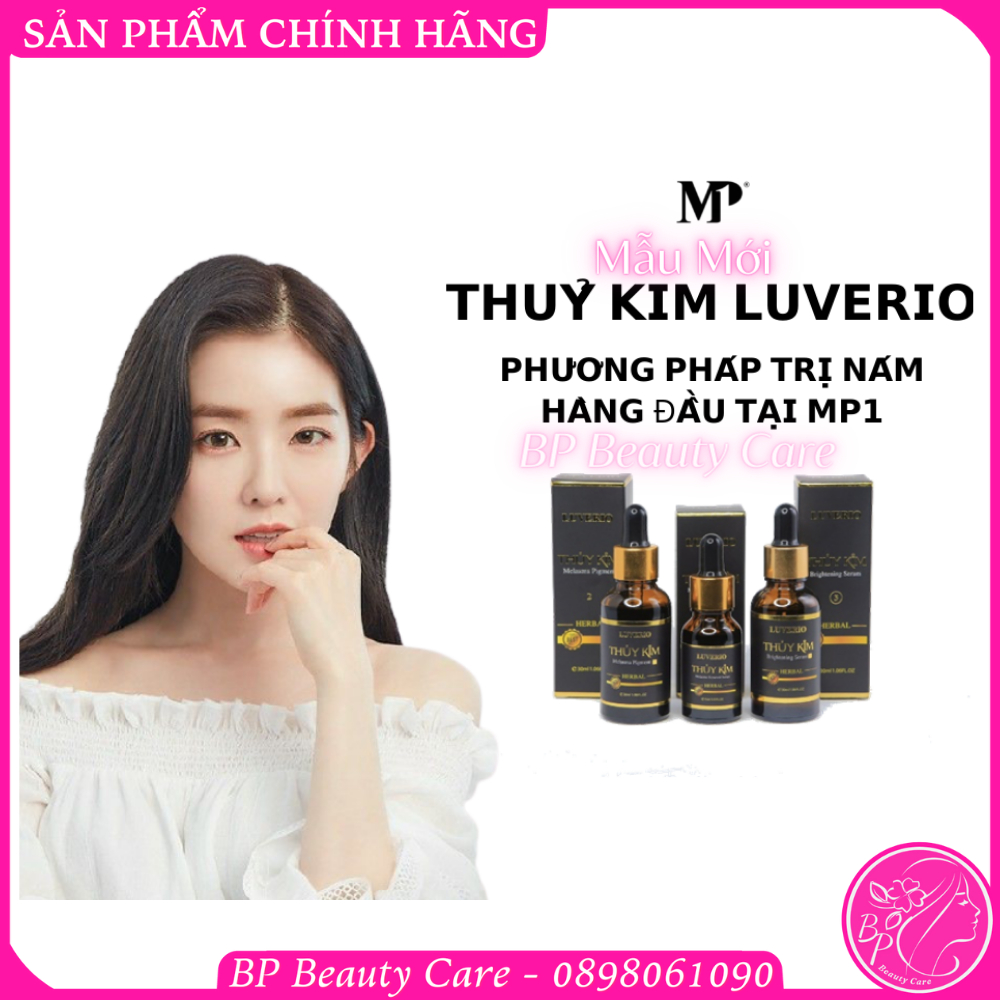 Serum LUVERIO số 2 Melasma Pigment xóa nám thủy kim chuyên sâu, xóa thâm da lâu ngày