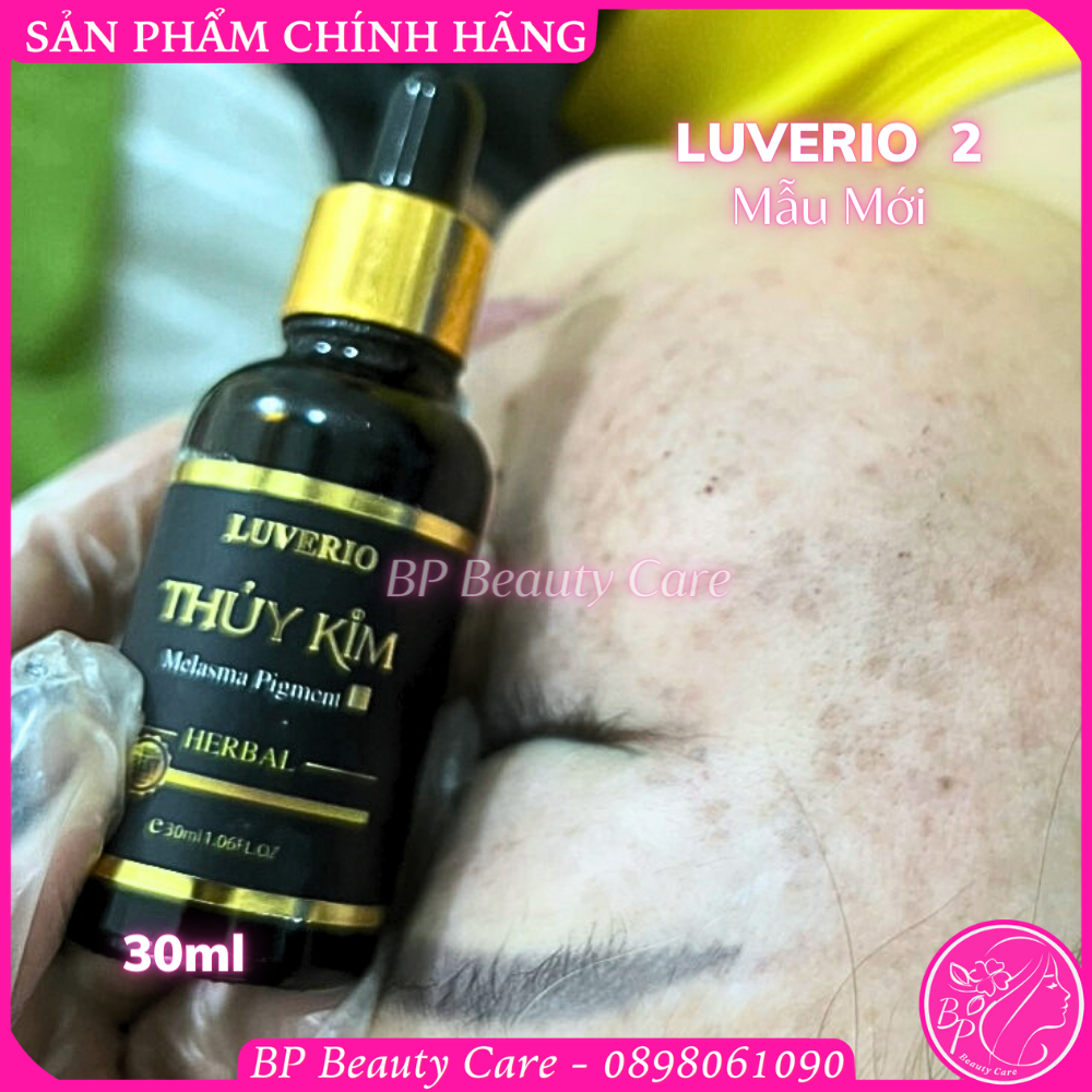 Serum LUVERIO số 2 Melasma Pigment xóa nám thủy kim chuyên sâu, xóa thâm da lâu ngày