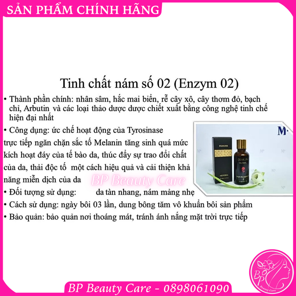 Serum LUVERIO số 2 Melasma Pigment xóa nám thủy kim chuyên sâu, xóa thâm da lâu ngày
